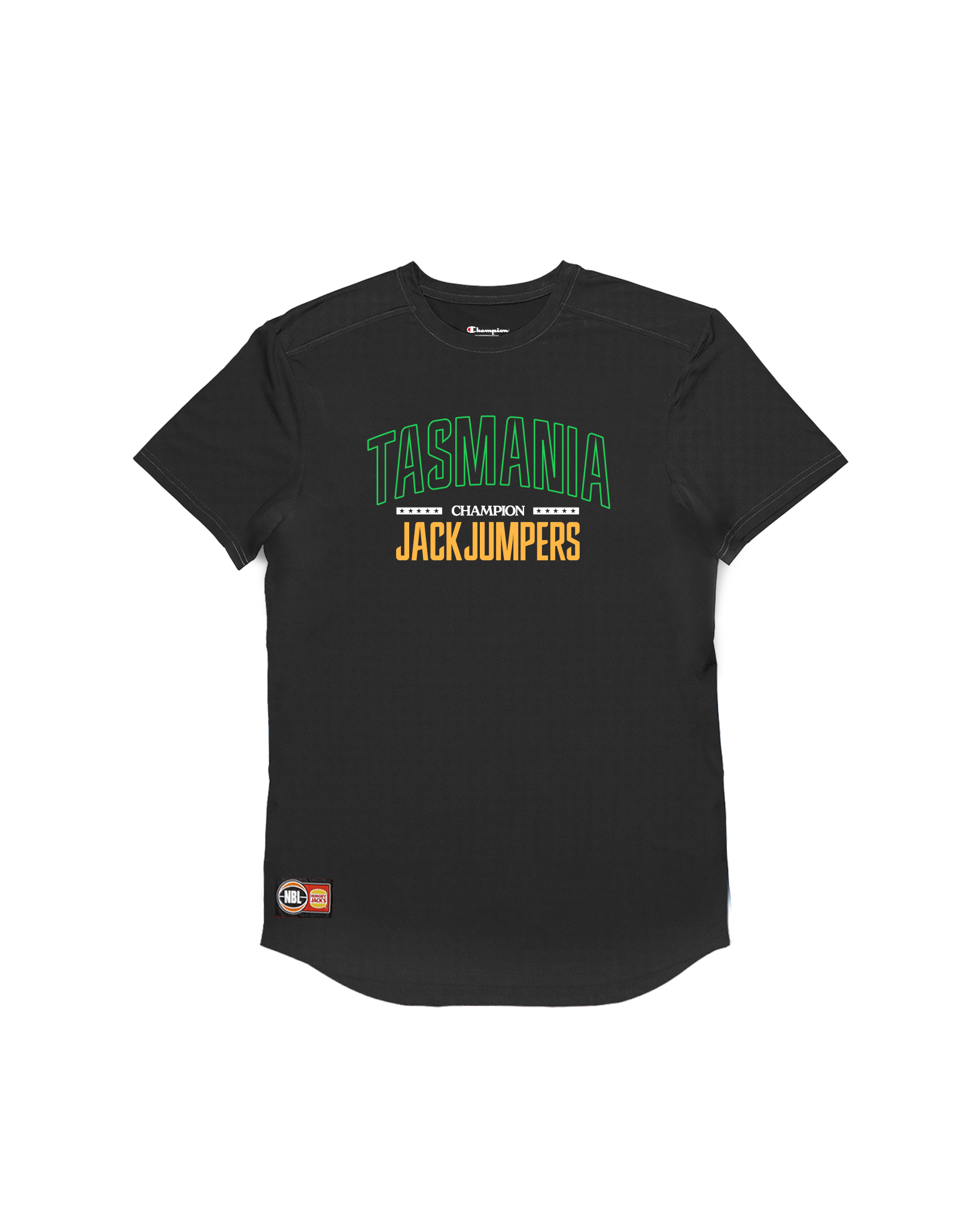 TASMANIA JACK JUMPERS 24/25 LIFESTYLE TEE BLACK
