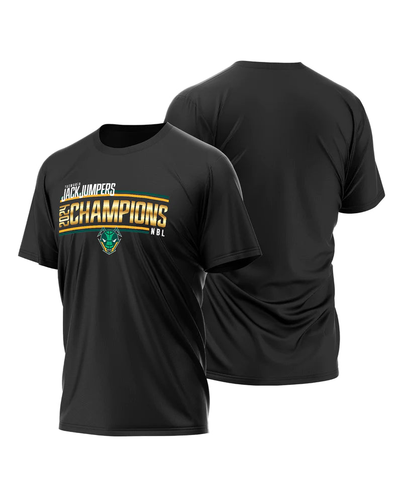 TASMANIAN JACKJUMPERS 23/24 NBL FINALS CHAMPIONS T-SHIRT