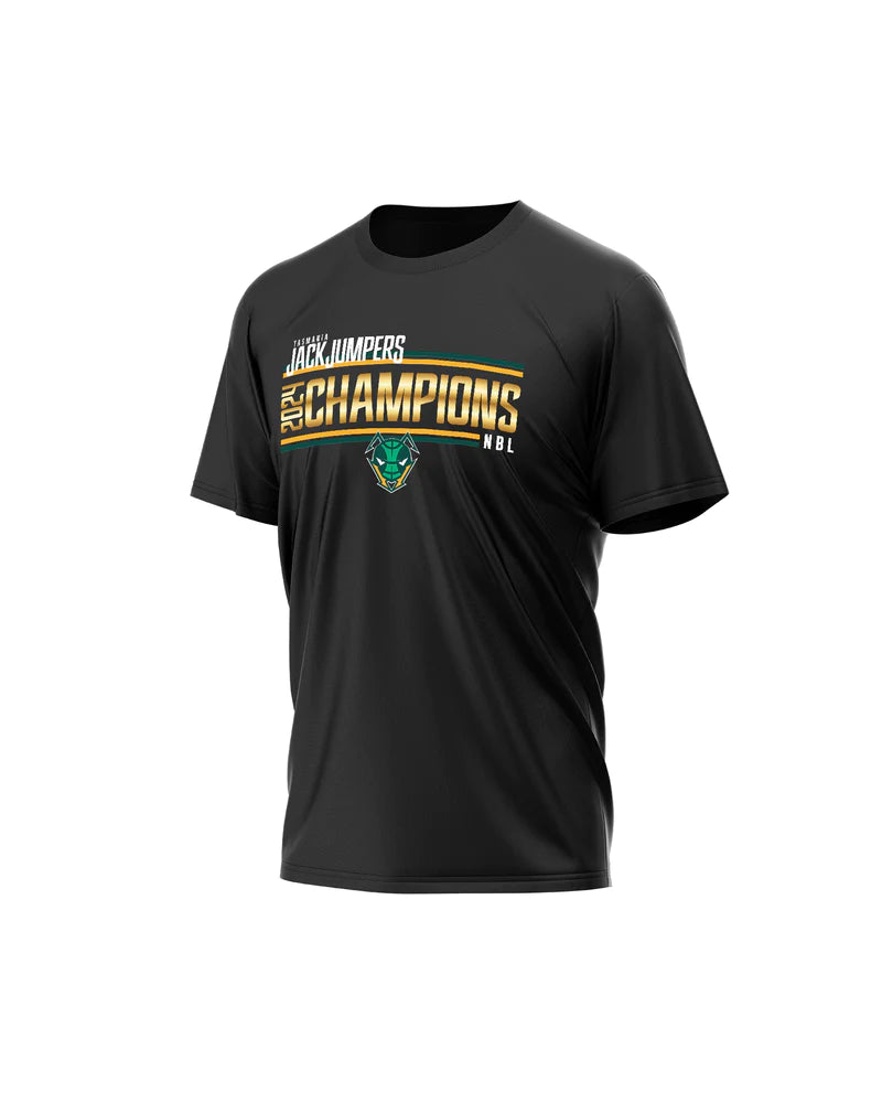 TASMANIAN JACKJUMPERS 23/24 NBL FINALS CHAMPIONS T-SHIRT