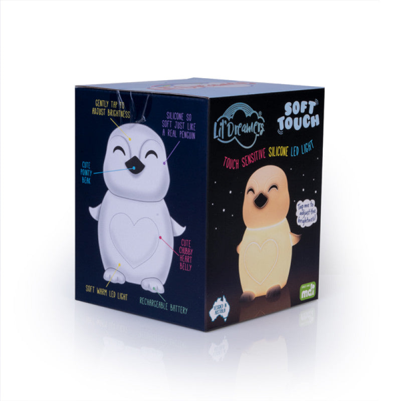 LIL DREAMERS PENGUIN SOFT TOUCH LED LAMP