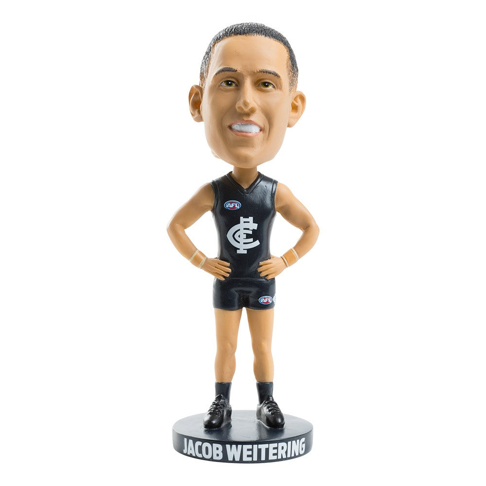 CARLTON AFL JACOB WEITERING BOBBLEHEAD