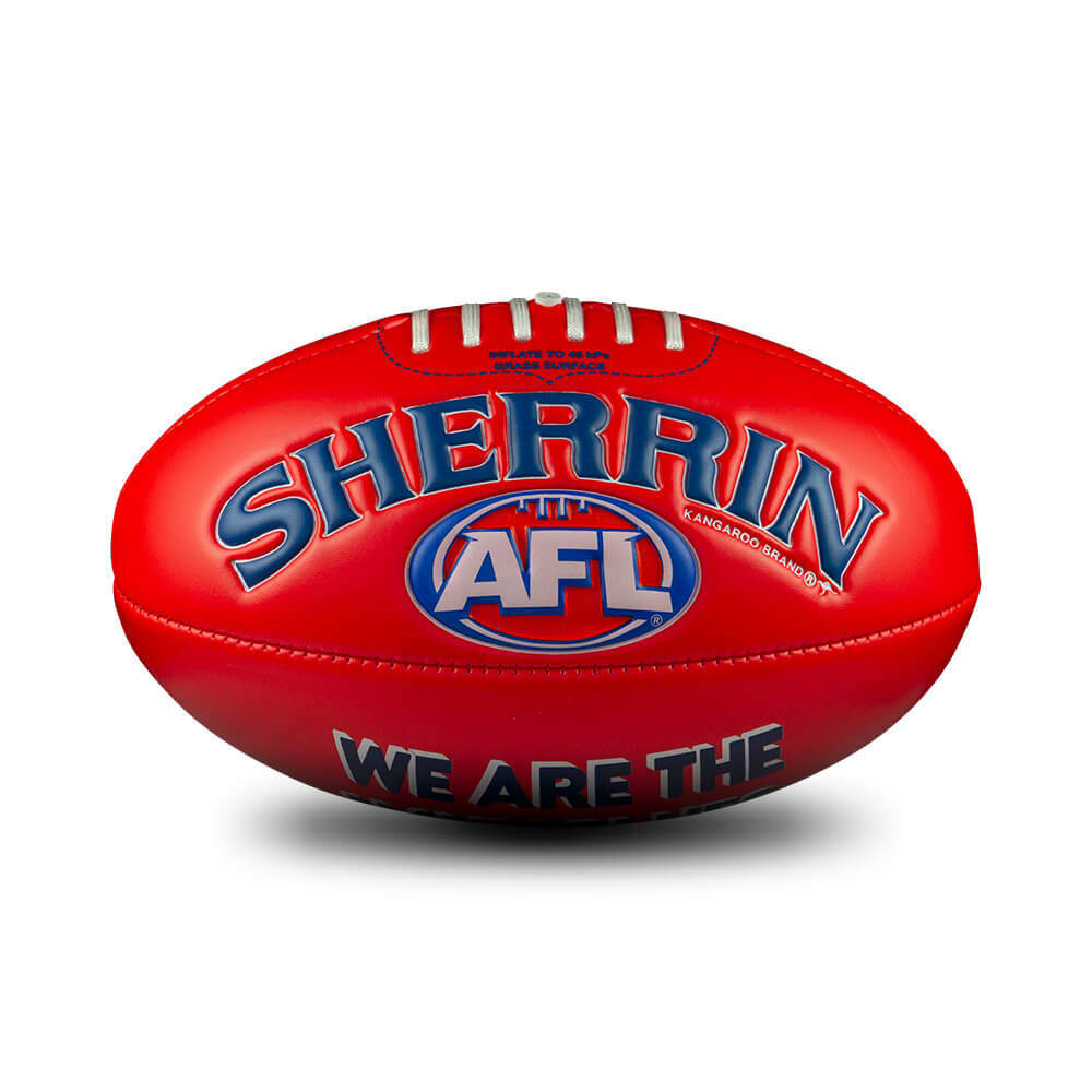 CARLTON AFL SHERRIN FOOTBALL SOFT TOUCH RED SIZE 3