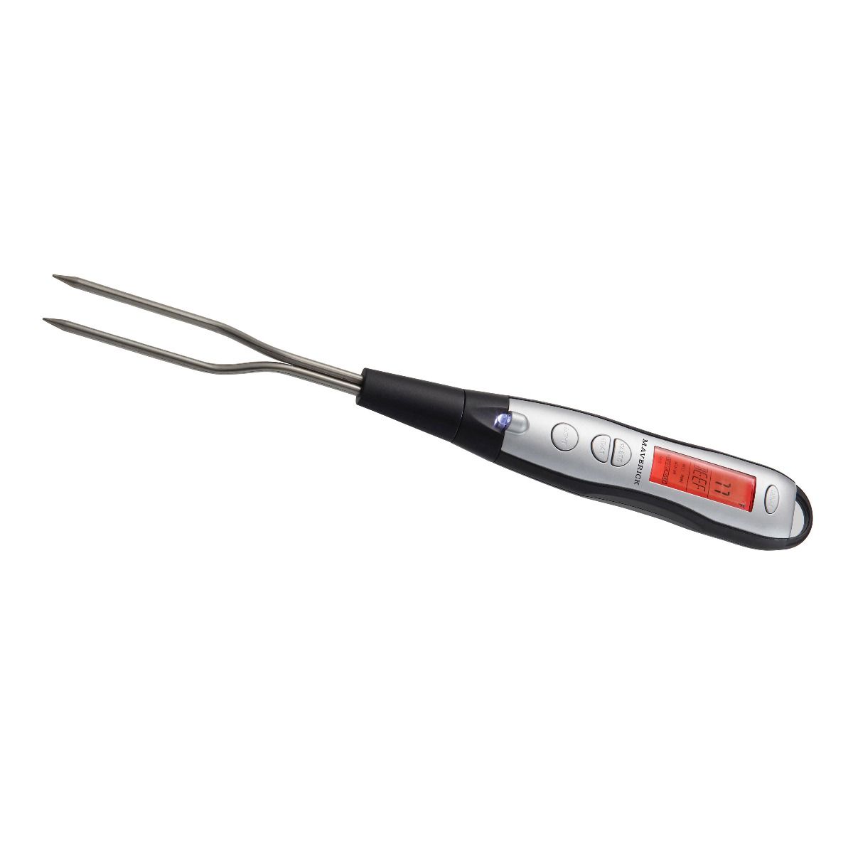 BBQ MEAT FORK DIGITAL THERMOMETER WITH LIGHT BLACK/SILVER