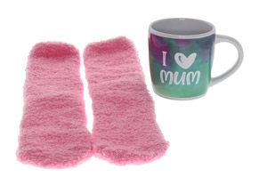 MUMS RELAX MUG SOCK GIFT PACK