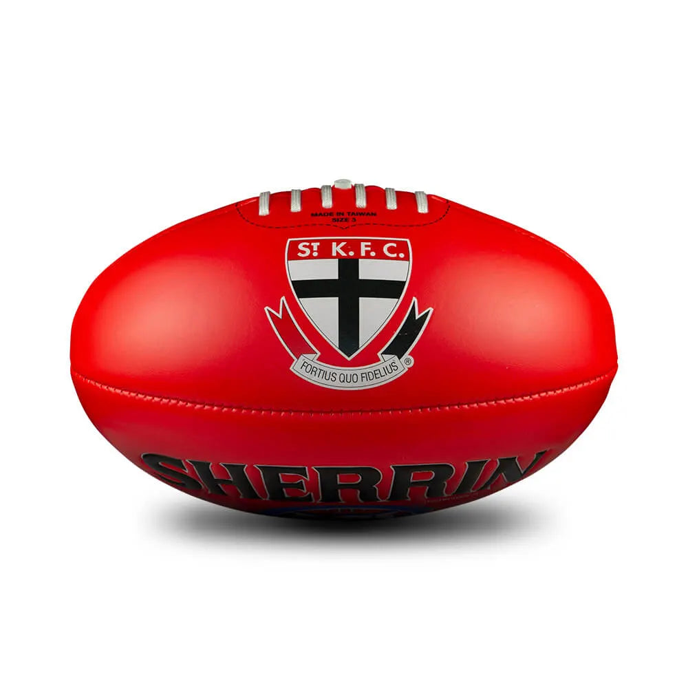 ST KILDA AFL SHERRIN FOOTBALL SOFT TOUCH RED SIZE 3