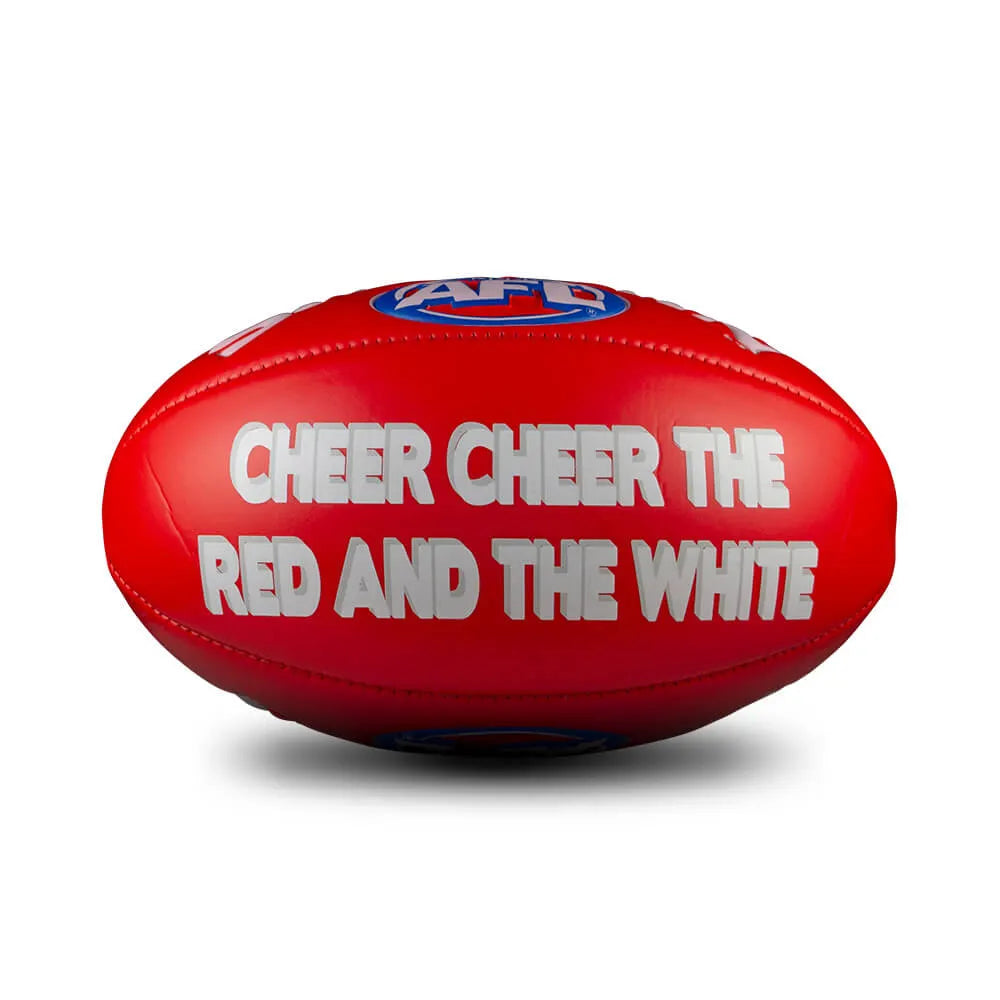 SYDNEY SWANS AFL SHERRIN FOOTBALL SOFT TOUCH RED SIZE 3
