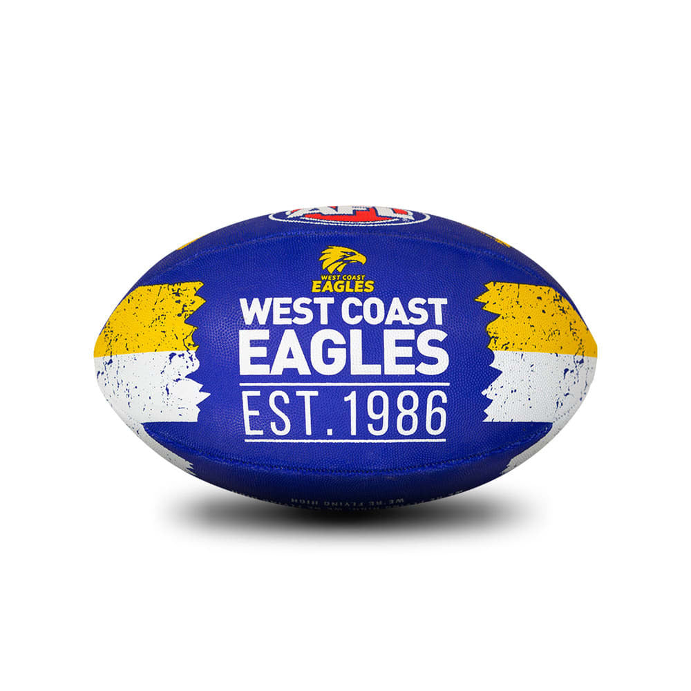 WEST COAST EAGLES AFL SHERRIN PVC SONG FOOTBALL