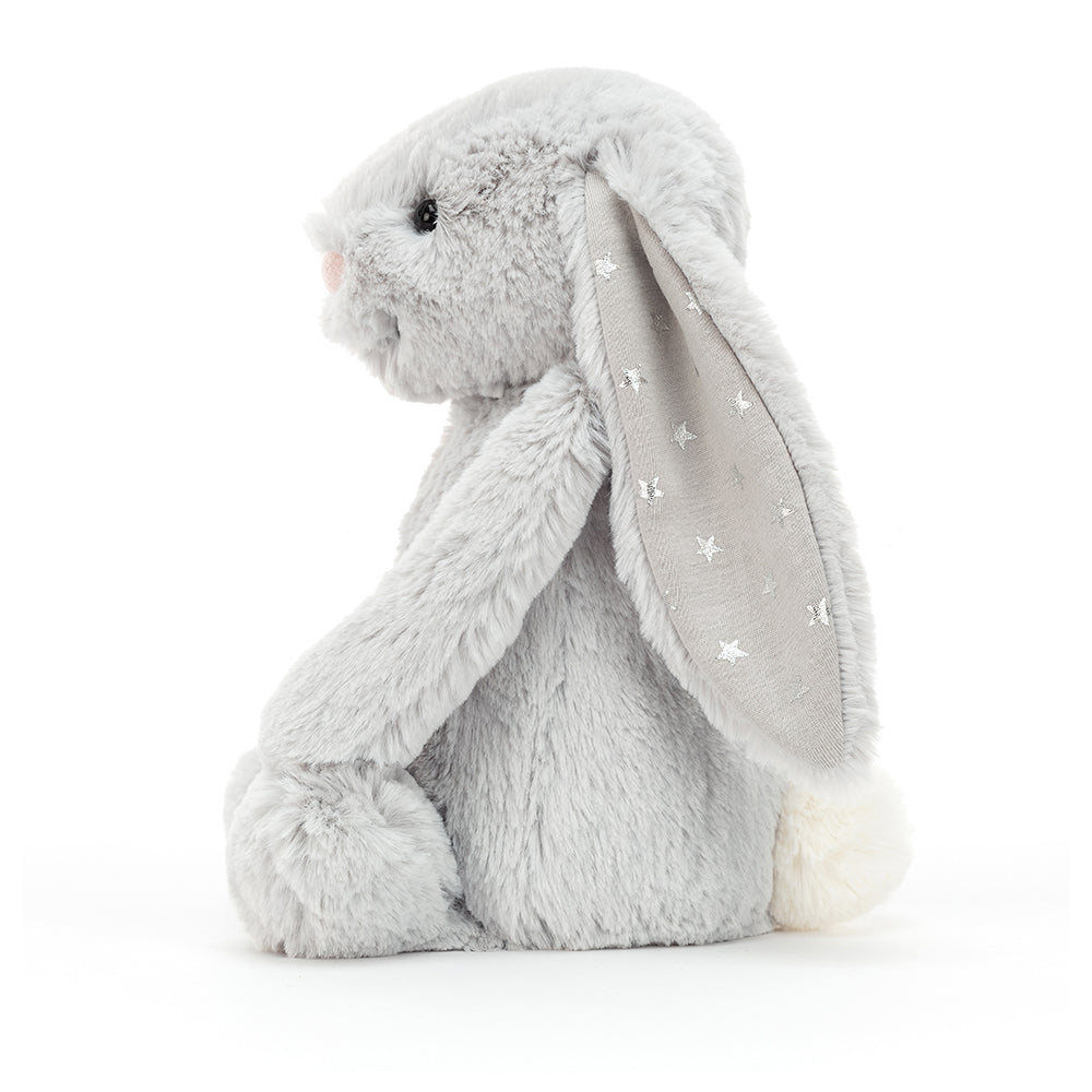 JELLYCAT BUNNIE "BASHFUL" SHIMMER SMALL AND MEDIUM