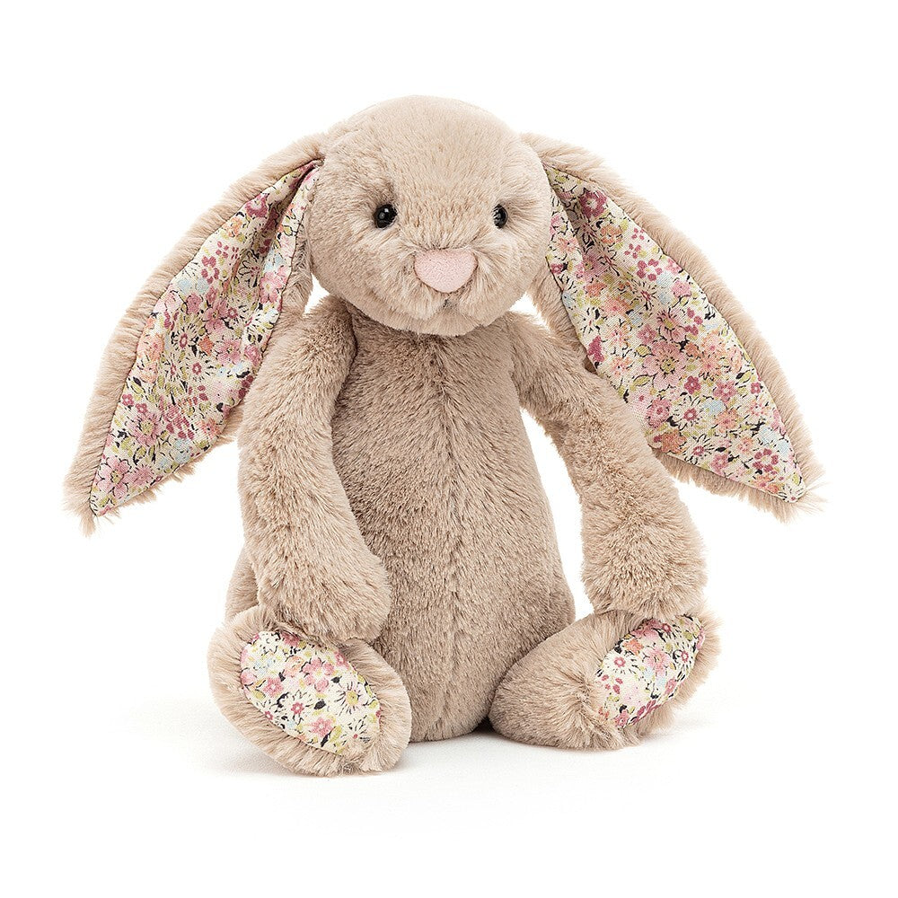 JELLYCAT BUNNIE “BASHFUL BLOSSOM BEA" BEIGE MEDIUM