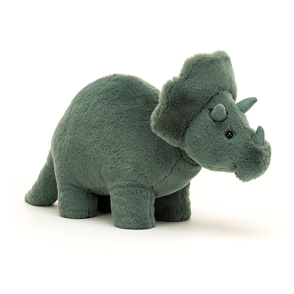 JELLYCAT FOSSILLY TRICERATOPS MEDIUM