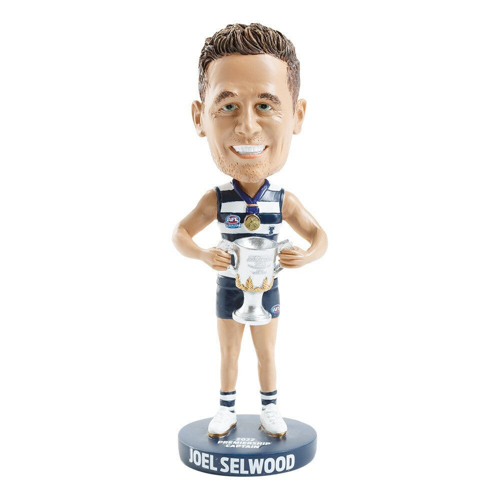 GEELONG AFL JOEL SELWOOD PREMIERSHIP BOBBLEHEAD