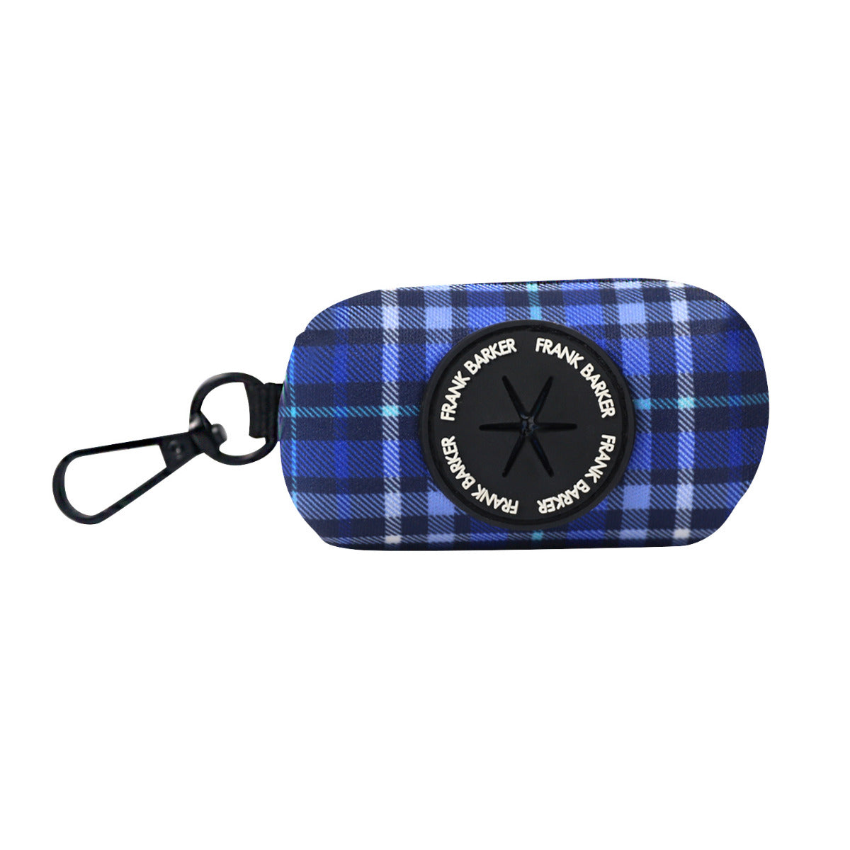 FRANK BARKER POOP BAG BLUE PLAID