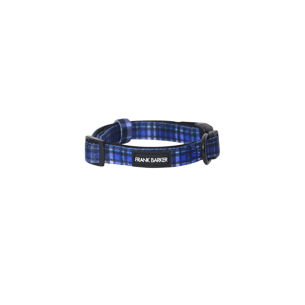 FRANK BARKER COLLAR BLUE PLAID