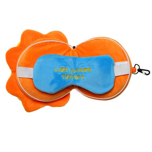 RELAXEAZZZ TRAVEL PILLOW LION
