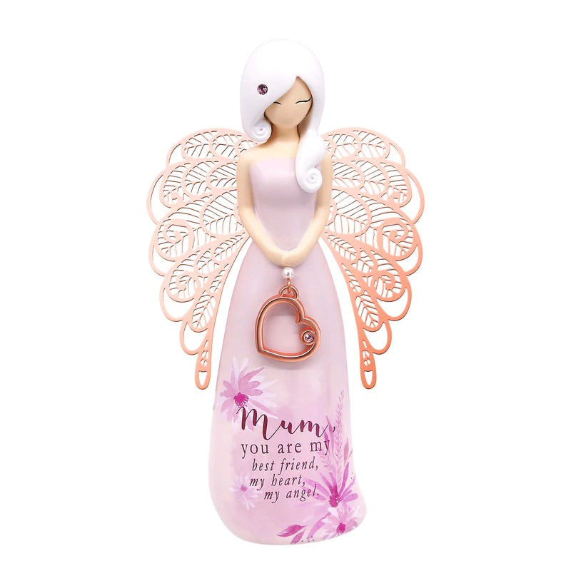 ANGEL WISH FIGURINE "MUM BEST FRIEND"