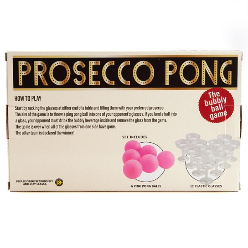 PROSECCO PONG DRINKING GAME