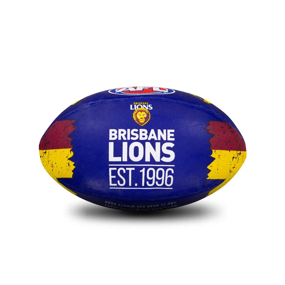 BRISBANE AFL SHERRIN PVC SONG FOOTBALL